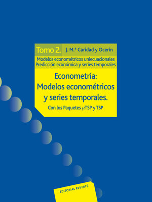 cover image of Econometría